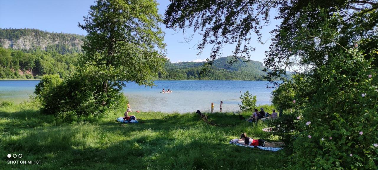 Готель Le Jura En Toutes Saisons Piscine, Spa, Location Vtt, Balades 2Cv, Climatisation Bonlieu Екстер'єр фото