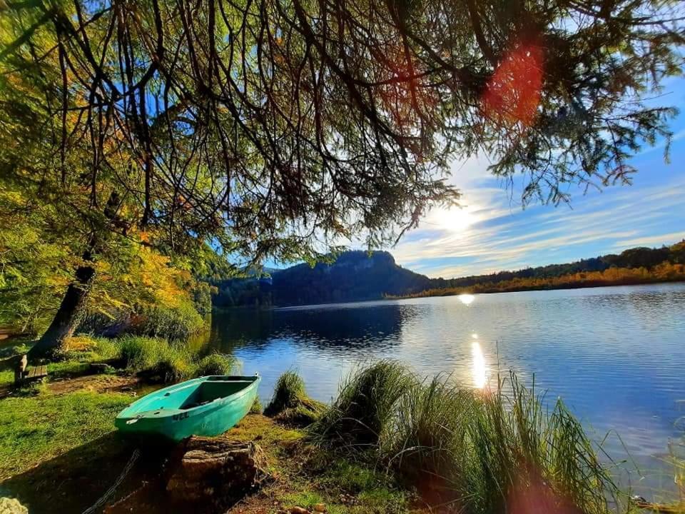 Le Jura En Toutes Saisons Piscine, Spa, Location Vtt, Balades 2Cv, Climatisation Bonlieu Екстер'єр фото