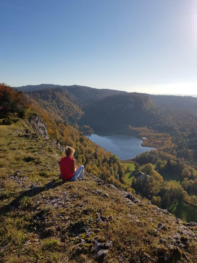 Готель Le Jura En Toutes Saisons Piscine, Spa, Location Vtt, Balades 2Cv, Climatisation Bonlieu Екстер'єр фото